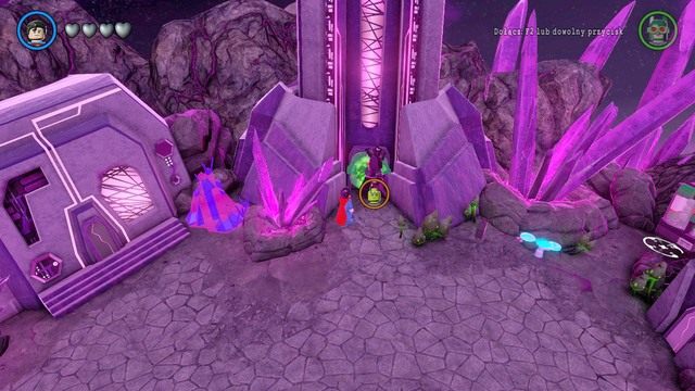 Podejdź do świątyni i zmień postać na Brainiaca - Pojazdy | Zamaron - sekrety w Lego Batman 3 Poza Gotham - LEGO Batman 3: Poza Gotham - poradnik do gry