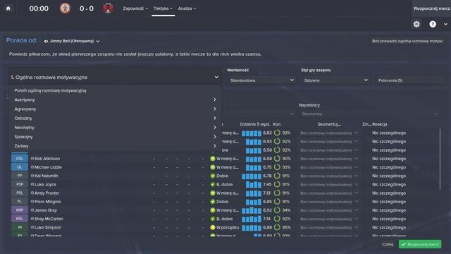Rozmowa motywacyjna to ostatni, ale wbrew pozorom szalenie istotny element przedmeczowego przygotowania - Rozmowa motywacyjna | Przygotowanie do meczu | Football Manager 2015 - Football Manager 2015 - poradnik do gry