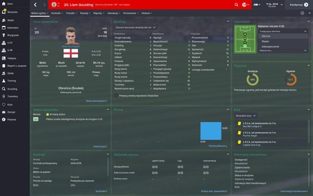 Zmiana pozycji na boisku to wariant często stosowany przez trenerów - umożliwia on wykreowanie wszechstronnego zawodnika, potrafiącego się odnaleźć w różnych wariantach meczowych i dynamicznie reagującego na zmiany taktyczne - Punkt ciężkości - pozycja | Trenowanie zawodników i trenerów | FM 2015 - Football Manager 2015 - poradnik do gry