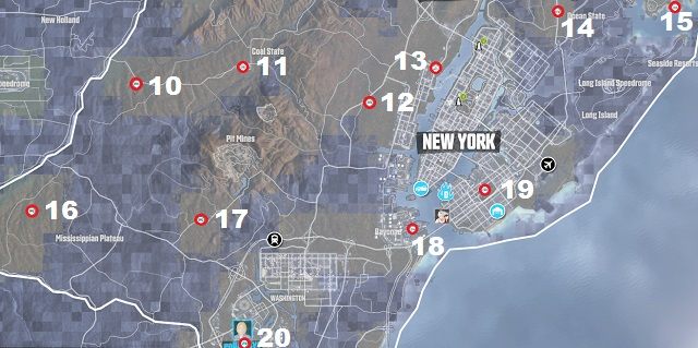 Wschodnie Wybrzeże - część południowa - Wschodnie Wybrzeże - część południowa w The Crew | Ukryte części - The Crew - poradnik do gry