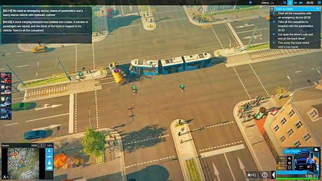 Tramwaj zderzył się z cysterną przewożącą naftę - Tram Accident | Monachium - zadania główne | Emergency 5 - Symulator Misji Ratunkowych: Emergency 5 - poradnik do gry