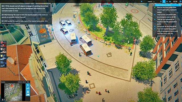 Po ugaszeniu pożarów zajęcie się rannymi będzie formalnością - Hang Gliding Accident | Monachium - zadania główne | Emergency 5 - Symulator Misji Ratunkowych: Emergency 5 - poradnik do gry