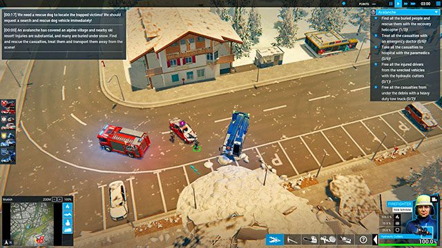 W czasie uwalniania kierowcy wyślij Search and Rescue Dog Vehicle na pobliski parking - Avalanche | Monachium - zadania główne | Emergency 5 - Symulator Misji Ratunkowych: Emergency 5 - poradnik do gry