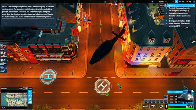 Przestepcy natychmiast zaczną strzelać albo podbiegną, by zaatakować wręcz - Gang War | Hamburg - zadania główne | Emergency 5 - Symulator Misji Ratunkowych: Emergency 5 - poradnik do gry