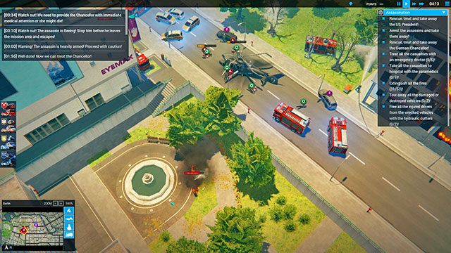 Po chwili poszukiwań drona znajdzie zabójcę - Assassination | Berlin - zadania główne | Emergency 5 - Symulator Misji Ratunkowych: Emergency 5 - poradnik do gry