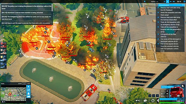 Samolot strażacki świetnie się nadaje do gaszenia drzew. - Assassination | Berlin - zadania główne | Emergency 5 - Symulator Misji Ratunkowych: Emergency 5 - poradnik do gry