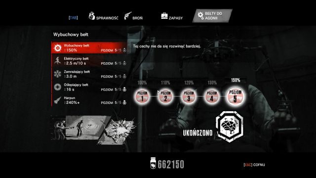 Zakładka ta pozwala zwiększyć skuteczność już morderczych bełtów. - Bełty do Kuszy Agonii | Ulepszenia w The Evil Within - The Evil Within - poradnik do gry