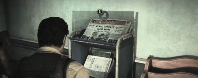 Gazeta na stojaku w recepcji. - Rozdział 5 - Zakamarki umysłu | Opis przejścia The Evil Within - The Evil Within - poradnik do gry