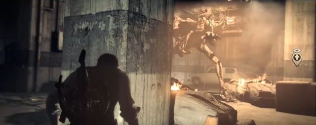 Boss bardziej imponuje wyglądem, niż umiejętnościami. - Rozdział 10 - Narzędzie mistrza | Opis przejścia The Evil Within - The Evil Within - poradnik do gry