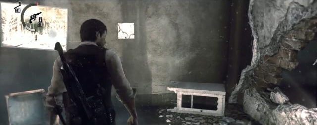 Zbierz fragment mapy wiszący na ścianie. - Rozdział 11 - Spotkanie | Opis przejścia The Evil Within - The Evil Within - poradnik do gry