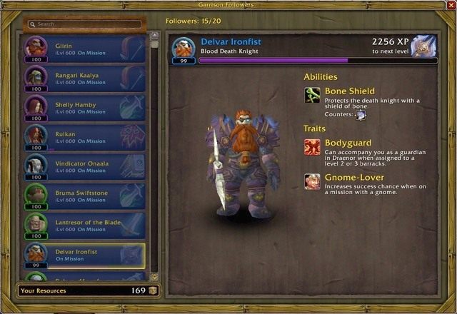 Towarzysz ten posiada umiejętność Bodyguard co sprawie, że może nam towarzyszyć w trakcie gry - Opis systemu towarzyszy | Garnizon w World of Warcraft Warlords of Draenor - World of Warcraft: Warlords of Draenor - poradnik do gry