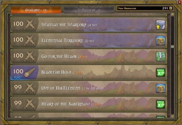 W pierwszej kolejności warto wysyłać towarzyszy na misje z oznaczeniem Rare - Wysyłanie i dobieranie towarzyszy do misje | Garnizon - World of Warcraft: Warlords of Draenor - poradnik do gry