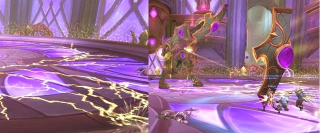 Gdy tylko na polu bitwy pojawi się tarcza powinniśmy jak najszybciej się za nią schować. - Auchindoun | Instancje (Dungeons) w World of Warcraft Warlords of Draenor - World of Warcraft: Warlords of Draenor - poradnik do gry