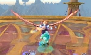 W czasie walki Viryx może przyzwać także Skyreach Shield Construct, który zapewni mu 50% ochrony przed każdym rodzajem ataku - Skyreach | Instancje (Dungeons) w World of Warcraft Warlords of Draenor - World of Warcraft: Warlords of Draenor - poradnik do gry