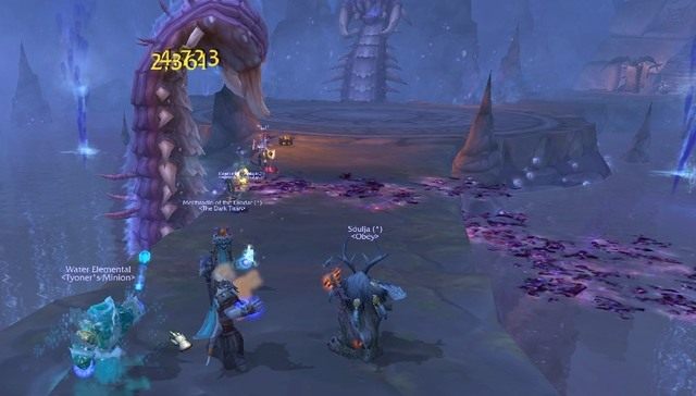 Podczas pojedynku dokładnie widzimy, gdzie nastąpi kolejny atak w wykonaniu naszego przeciwnika. - Shadowmoon Burial Grounds | Instancje (Dungeons) - World of Warcraft: Warlords of Draenor - poradnik do gry