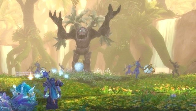 Przed pojedynkiem z samym bossem zabić musimy trzy grupki wrogów skupionych wokół wodnych kul. - The Everbloom | Instancje (Dungeons) w World of Warcraft Warlords of Draenor - World of Warcraft: Warlords of Draenor - poradnik do gry