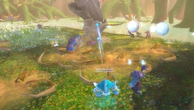 Podczas walki unikaj pnączy oraz niszcz wodne kule, które kierują się do Witherbarka. - The Everbloom | Instancje (Dungeons) w World of Warcraft Warlords of Draenor - World of Warcraft: Warlords of Draenor - poradnik do gry