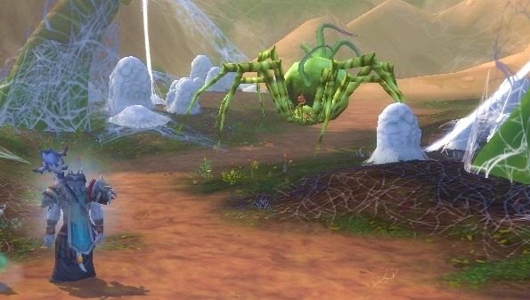 Ogromny pająk nie jest naszym kolejnym bossem, a jedynie strażnikiem wejścia. - The Everbloom | Instancje (Dungeons) w World of Warcraft Warlords of Draenor - World of Warcraft: Warlords of Draenor - poradnik do gry