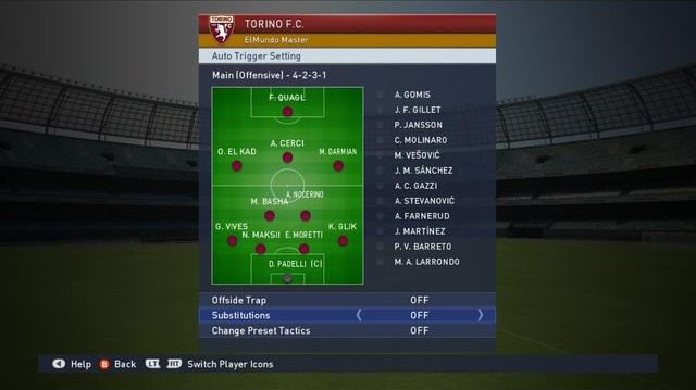 Ekran zarządzania zespołem w PES 2015 daje nam dostęp także do kilku innych opcji - Pozostałe ustawienia - Zarządzanie zespołem - Pro Evolution Soccer 2015 - poradnik do gry