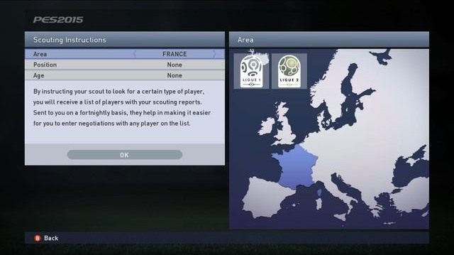 W drugim zdajemy się na wiedzę i fachowość skautów - Transfery - Master League - Pro Evolution Soccer 2015 - poradnik do gry