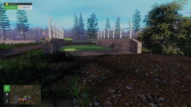 Miejsce, w którym możesz składować skoszoną trawę - Ważne miejsca i posiadany sprzęt | Farma w Symulator Farmy 2015 - Symulator Farmy 2015 - poradnik do gry