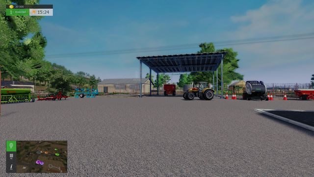 Zaczynając rozgrywkę na mapie Europa Środkowa otrzymasz więcej sprzętów w stosunku do mapy Alpy. - Ważne miejsca i posiadany sprzęt | Farma w Symulator Farmy 2015 - Symulator Farmy 2015 - poradnik do gry