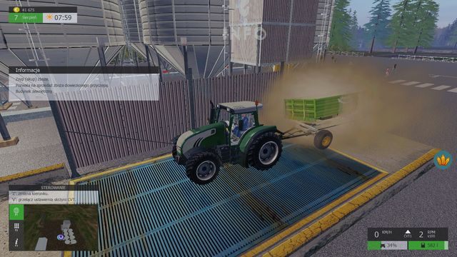 ... albo od razu sprzedać. - Zbiór, sprzedaż, magazynowanie | Praca na polu w Symulator Farmy 2015 - Symulator Farmy 2015 - poradnik do gry