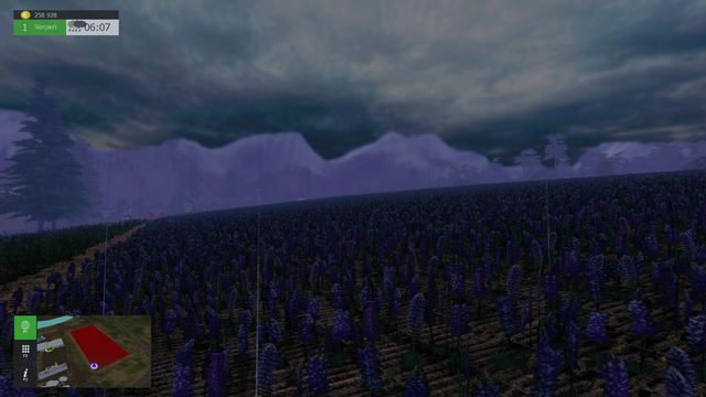 Łubin dojrzewa podczas nieciekawej pogody. - Pszenica, jęczmień, rzepak, groch, soja oraz łubin | Uprawy - Symulator Farmy 2015 - poradnik do gry