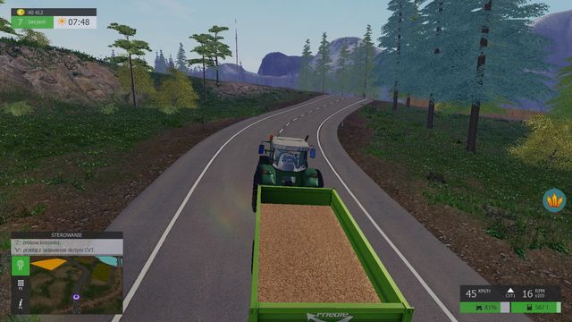 Z początkowo posiadaną przyczepą do skupu trzeba jeździć bardzo często - zakupu pojemniejszej powinieneś więc dokonać jak najszybciej. - Pszenica, jęczmień, rzepak, groch, soja oraz łubin | Uprawy - Symulator Farmy 2015 - poradnik do gry