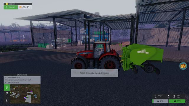 Sadzarkę uzupełnisz w ten sam sposób, jak pozostałe siewniki - w magazynie, na farmie. - Ziemniaki i buraki cukrowe | Uprawy w Symulator Farmy 2015 - Symulator Farmy 2015 - poradnik do gry