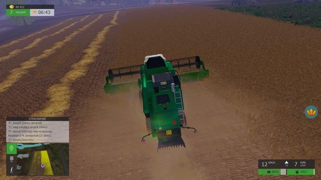 Podczas żniw pamiętaj o dobraniu odpowiedniej prędkości oraz nieomijaniu dużych kęp zboża. - Porównanie opłacalności | Uprawy w Symulator Farmy 2015 - Symulator Farmy 2015 - poradnik do gry