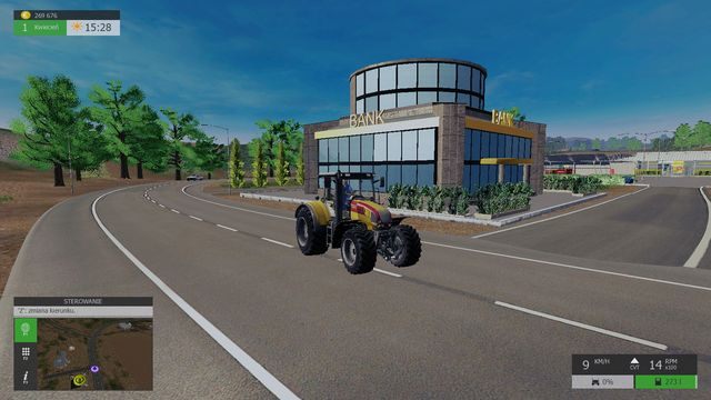 Jedna wizyta w banku i człowiek staje się bogaczem. - Wzięcie pożyczki | Inne w Symulator Farmy 2015 - Symulator Farmy 2015 - poradnik do gry