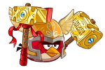 Holy Strike - Red atakuje wskazanego wroga, zadając 135% obrażeń - Red | Ptaki i klasy postaci | Angry Birds Epic - Angry Birds Epic - poradnik do gry