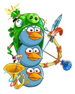 Itching Powder - Blues atakują wskazany cel, zadając 100% obrażeń - Blue Jay, Jake and Jim | Ptaki i klasy postaci | Angry Birds Epic - Angry Birds Epic - poradnik do gry