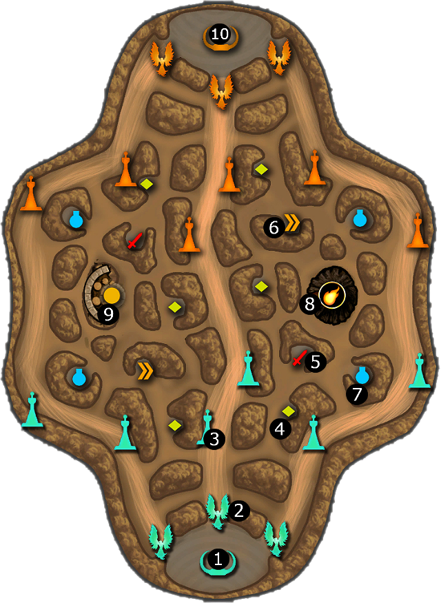 Minimapa Conquest - CONQUEST | Tryby gry - mapy | Smite - Smite - poradnik do gry