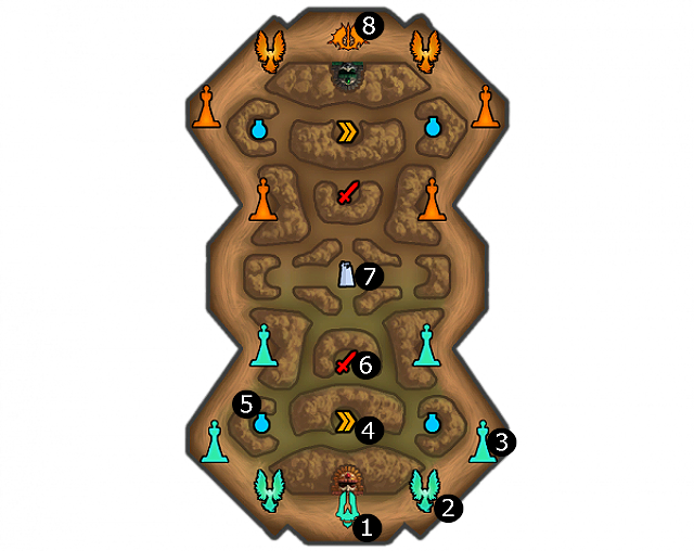 Minimapa Siegie - SIEGE | Tryby gry - mapy | Smite - Smite - poradnik do gry