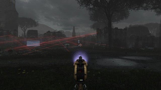 Uwolnij metalową kulę, aby zniszczyła wieżyczkę. - A5 | Świat A w The Talos Principle - The Talos Principle - poradnik do gry