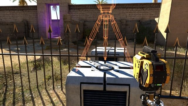 Musisz zabrać na drugą stronę jeden sześcian. - B1 | Świat B w The Talos Principle - The Talos Principle - poradnik do gry