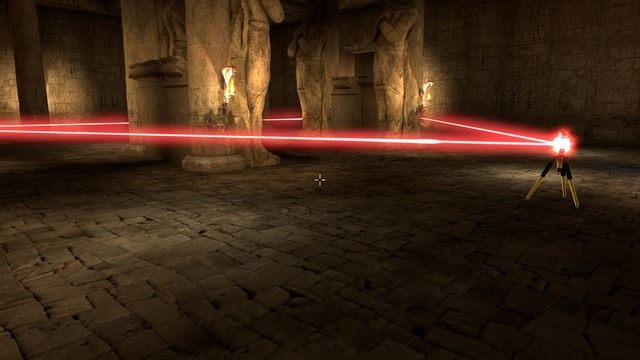 Wiązki przechodzą przez cały poziom. - B2 | Świat B w The Talos Principle - The Talos Principle - poradnik do gry