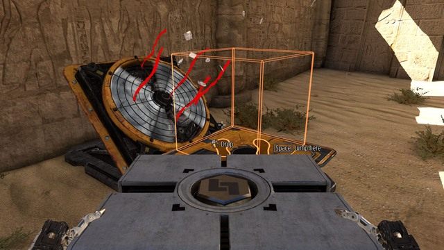 Wentylator podrzuci przedmioty i Twoją postać. - B3 | Świat B w The Talos Principle - The Talos Principle - poradnik do gry