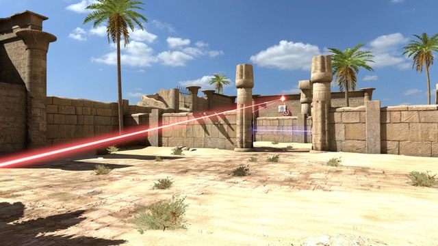 Czerwone złącze musi być w powietrzu. - B4 | Świat B w The Talos Principle - The Talos Principle - poradnik do gry