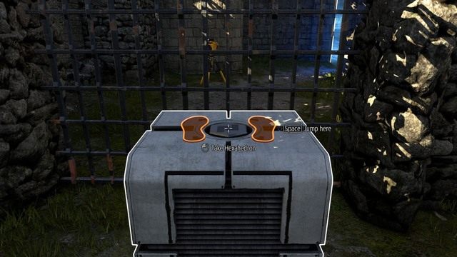 Przy pomocy sześcianu zdobędziesz jammer. - C1 | Świat C w The Talos Principle - The Talos Principle - poradnik do gry