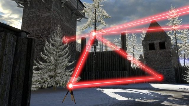 Złącze na samej górze jest podłączone do źródła. - C3 | Świat C w The Talos Principle - The Talos Principle - poradnik do gry