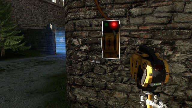 Przełącznik wyłączy wieżyczkę. - C6 | Świat C w The Talos Principle - The Talos Principle - poradnik do gry