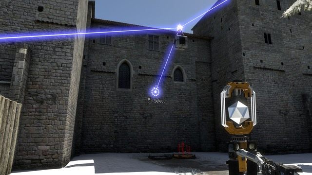 Przy pomocy tego złącza otworzysz resztę drzwi. - C7 | Świat C w The Talos Principle - The Talos Principle - poradnik do gry