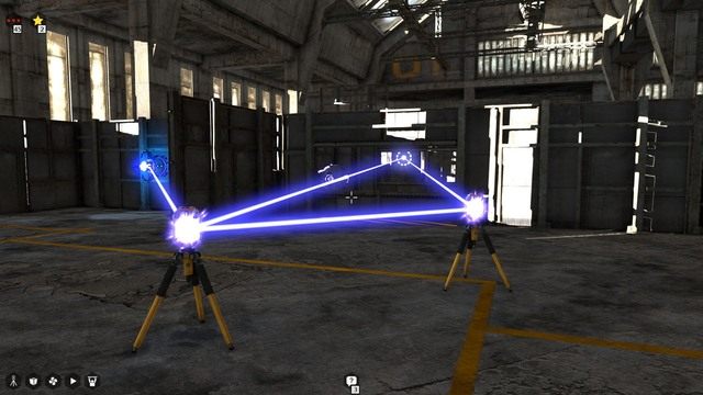 Złącza ustawione w ten sposób otworzą drzwi. - Piętro 1 | Wieża w The Talos Principle - The Talos Principle - poradnik do gry