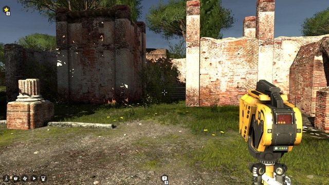 Za murkiem znajduje się gwiazdka. - Świat A - gwiazdki | Wszystkie gwiazdki w The Talos Principle - The Talos Principle - poradnik do gry