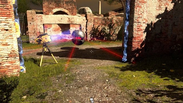 Uważaj na metalową kulę. - Świat A - dodatkowe poziomy | Wszystkie gwiazdki w The Talos Principle - The Talos Principle - poradnik do gry