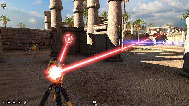 Wykorzystaj wcześniej ustawione złącze. - Świat B - gwiazdki | Wszystkie gwiazdki w The Talos Principle - The Talos Principle - poradnik do gry