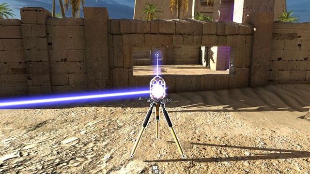 Połącz złącza przez dziurę w murze. - Świat B - dodatkowe poziomy | Wszystkie gwiazdki w The Talos Principle - The Talos Principle - poradnik do gry